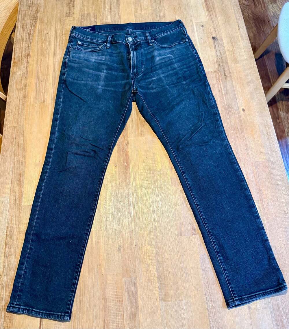 Abercrombie & Fitch Skinny Stretch Jeans Size 33x30 Dark Wash Denim